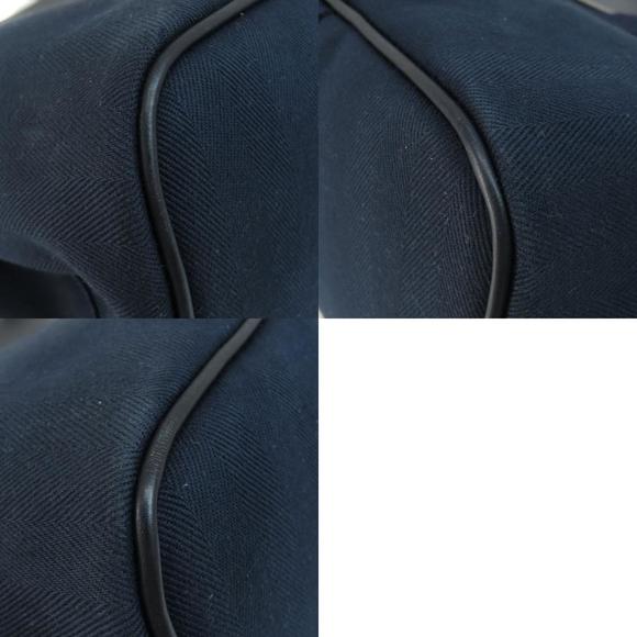 Hermes Valparaiso MM Silver Hardware Handbag Toile Chevron - Picture 9 of 9